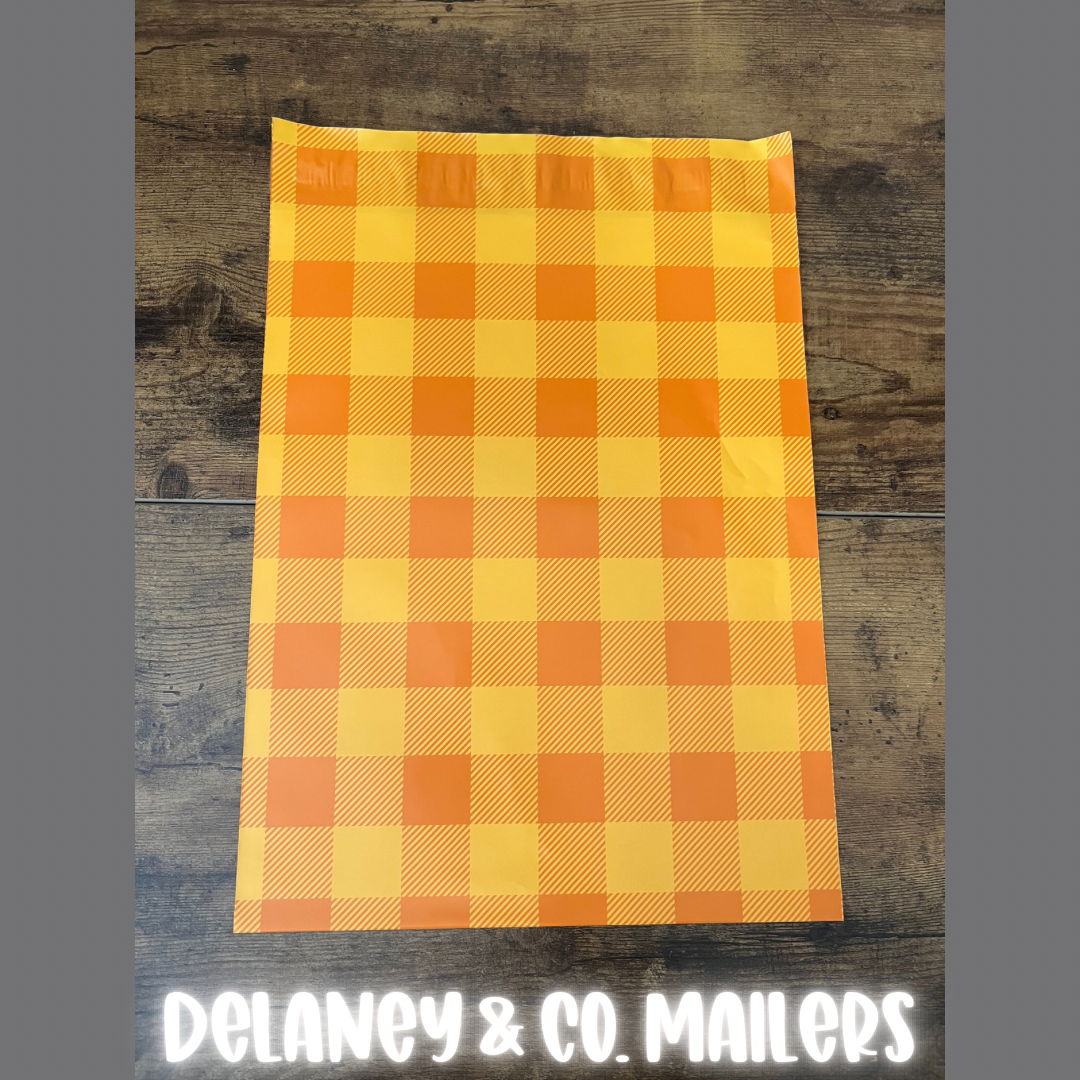 10x13 Fall Plaid Polymailer [10]