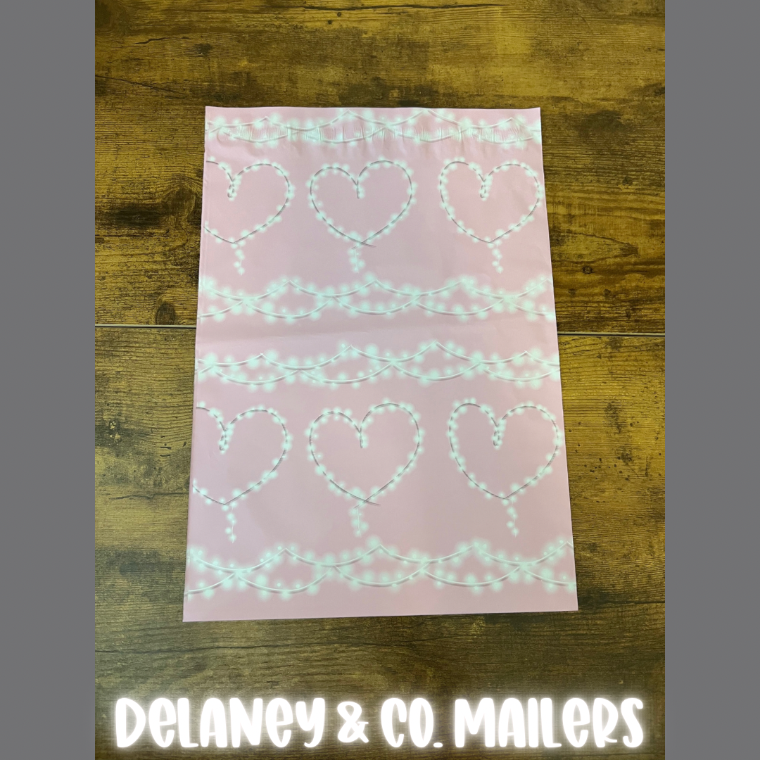 10x13 Heart Lights Polymailer [10]