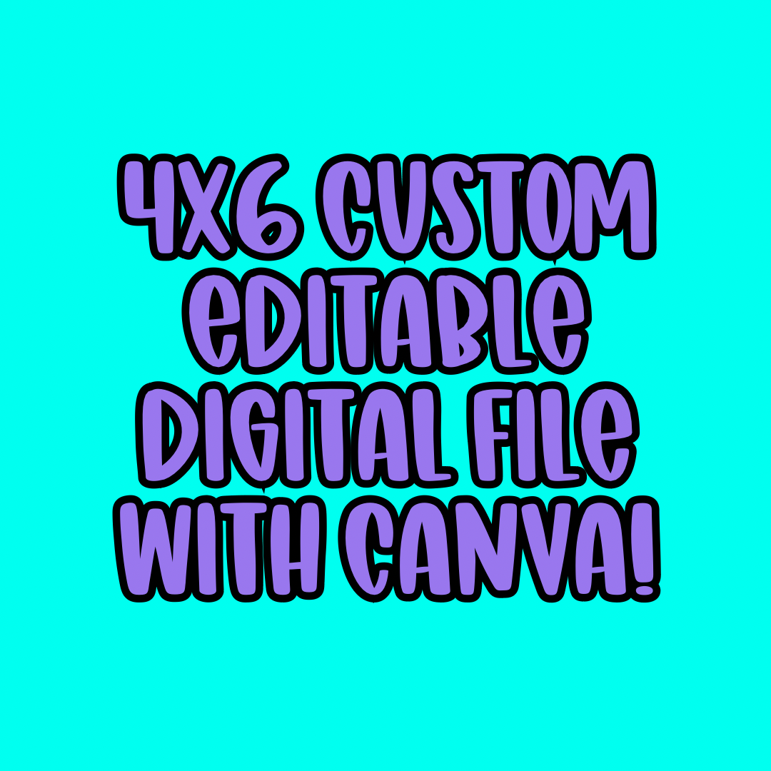4x6 CUSTOM Editable Thermal Label [Design Only!] – Delaney & Co. Mailers