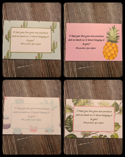 4x6 Thank You Cards - Mixed [30]