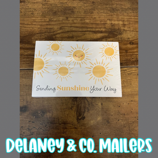 4x6 Thank You Cards - Sending Sunshine Your Way [50]