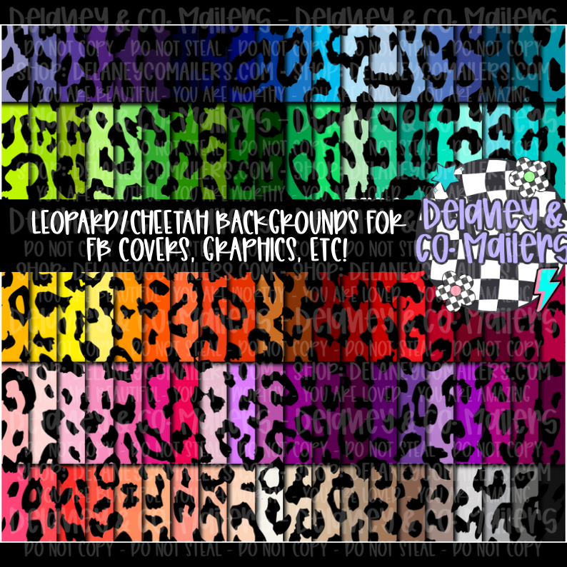 FB Cover - Leopard/Cheetah - [Digital Download]