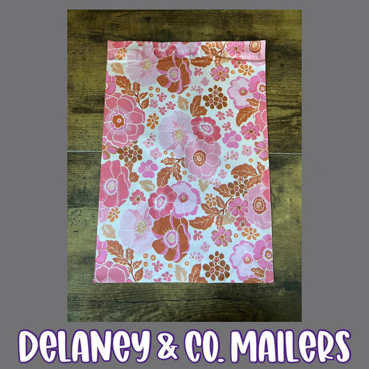 19x24 Vintage Floral Polymailer