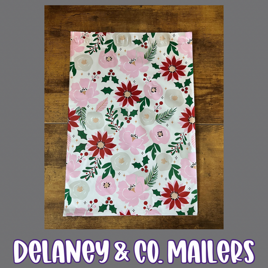 10x13 Festive Floral Polymailer [10]