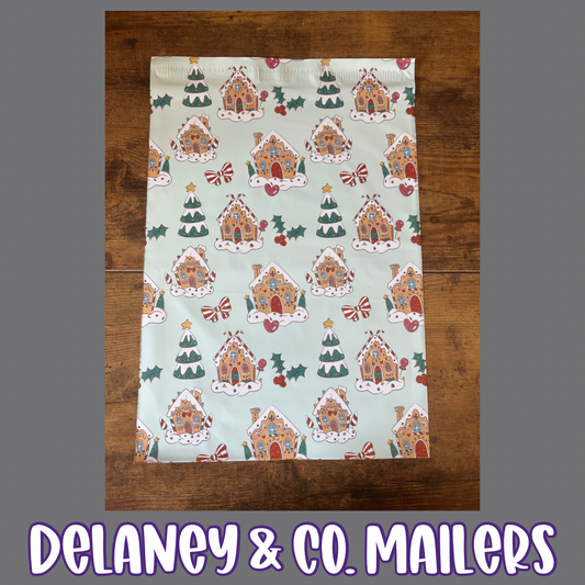 10x13 Gingerbread House Polymailer [10]