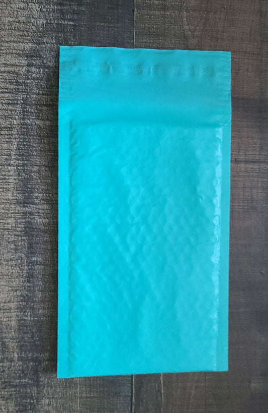 5x9 Teal Bubble Mailer