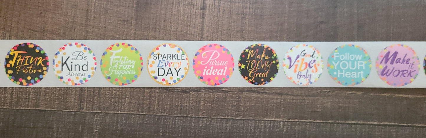 Positive Sayings Mixed Stickers [50]