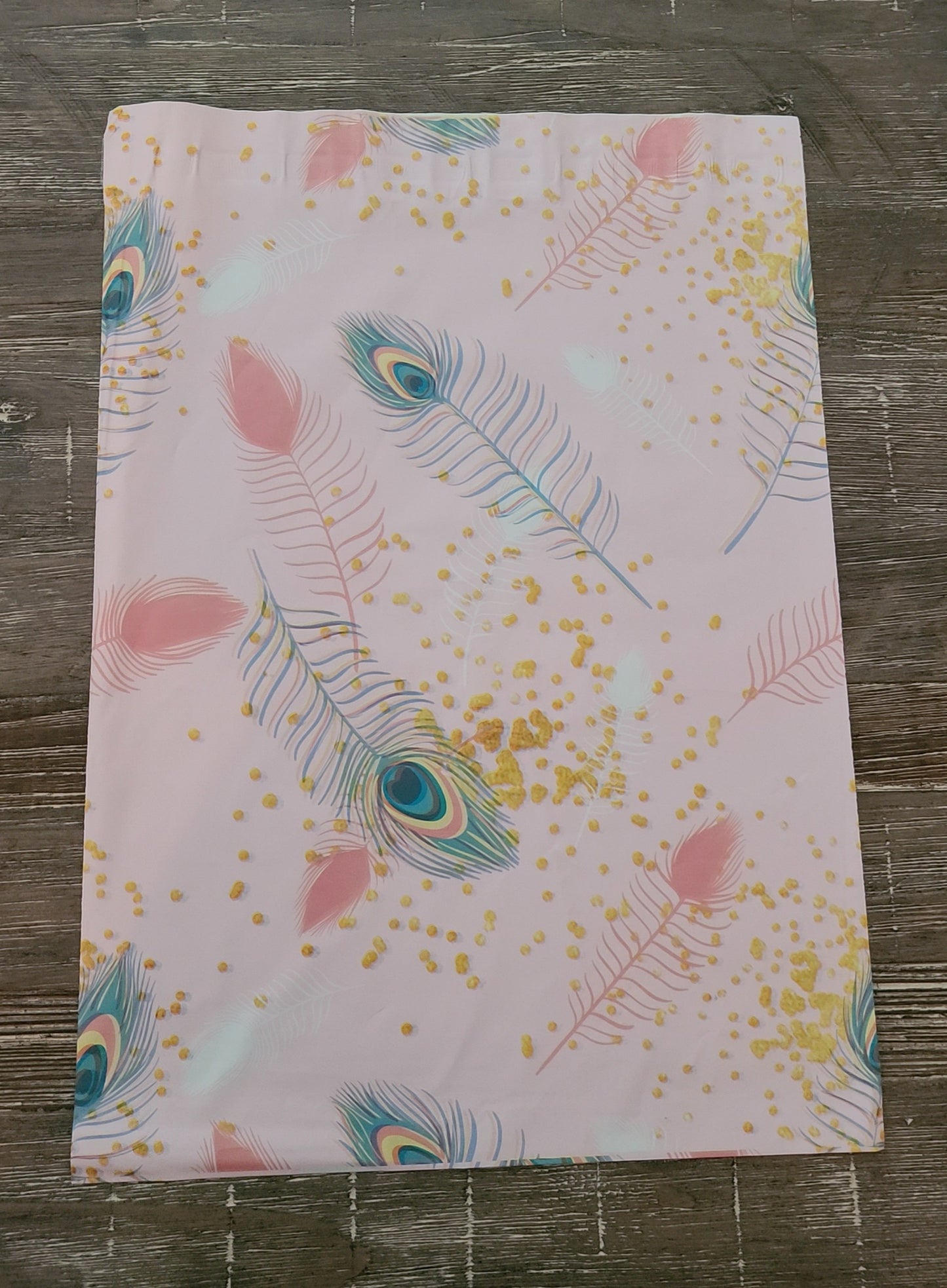 12x15 Pink Peacock Polymailer [5]