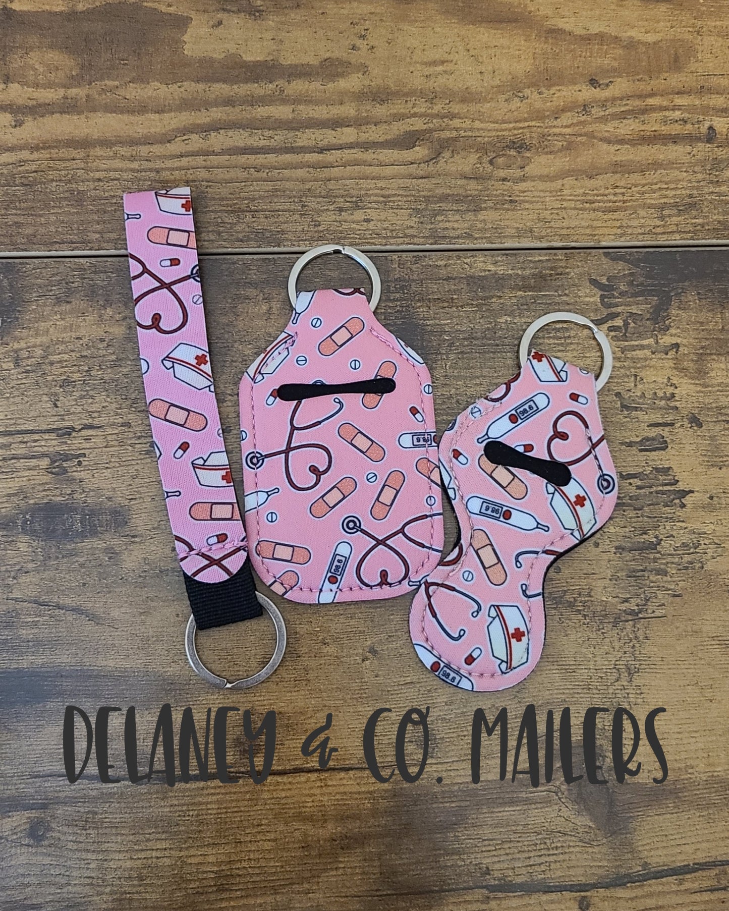 Neoprene Keychain Sets [3 Piece, Mystery]