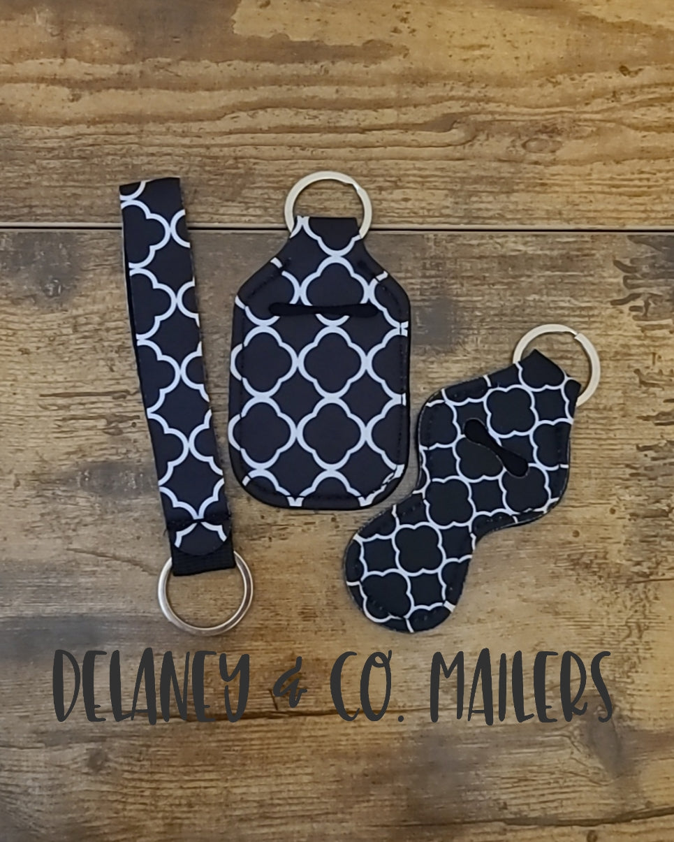 Neoprene Keychain Sets [3 Piece, Mystery]