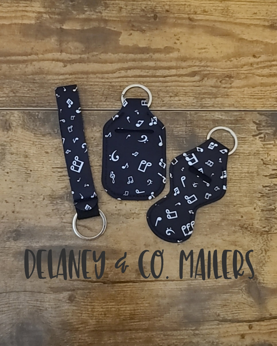 Neoprene Keychain Sets [3 Piece, Mystery]