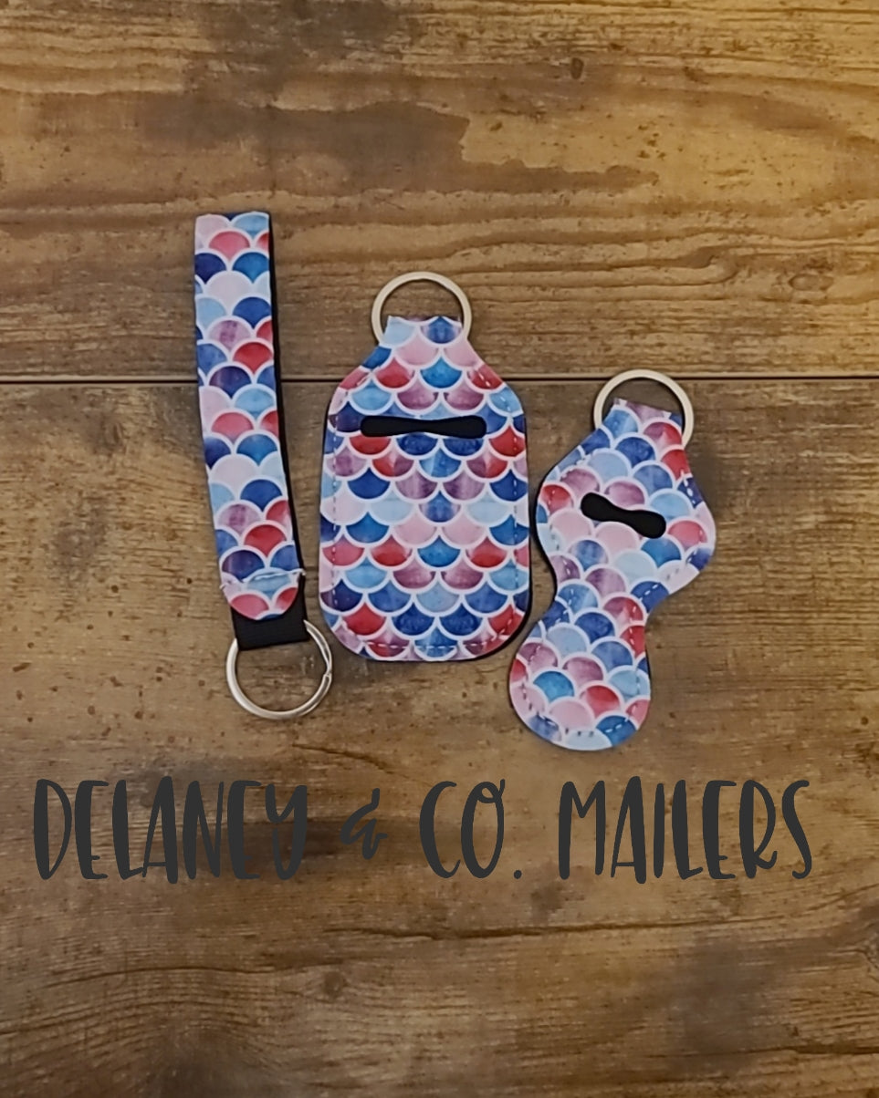 Neoprene Keychain Sets [3 Piece, Mystery]