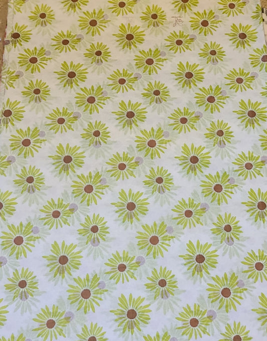 Tissue Paper - Green Daisy [12]