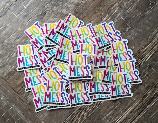 Hot Mess But Doing My Best [Vinyl Sticker]