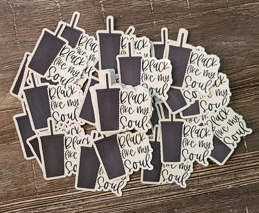 Black Like My Soul [Vinyl Sticker]