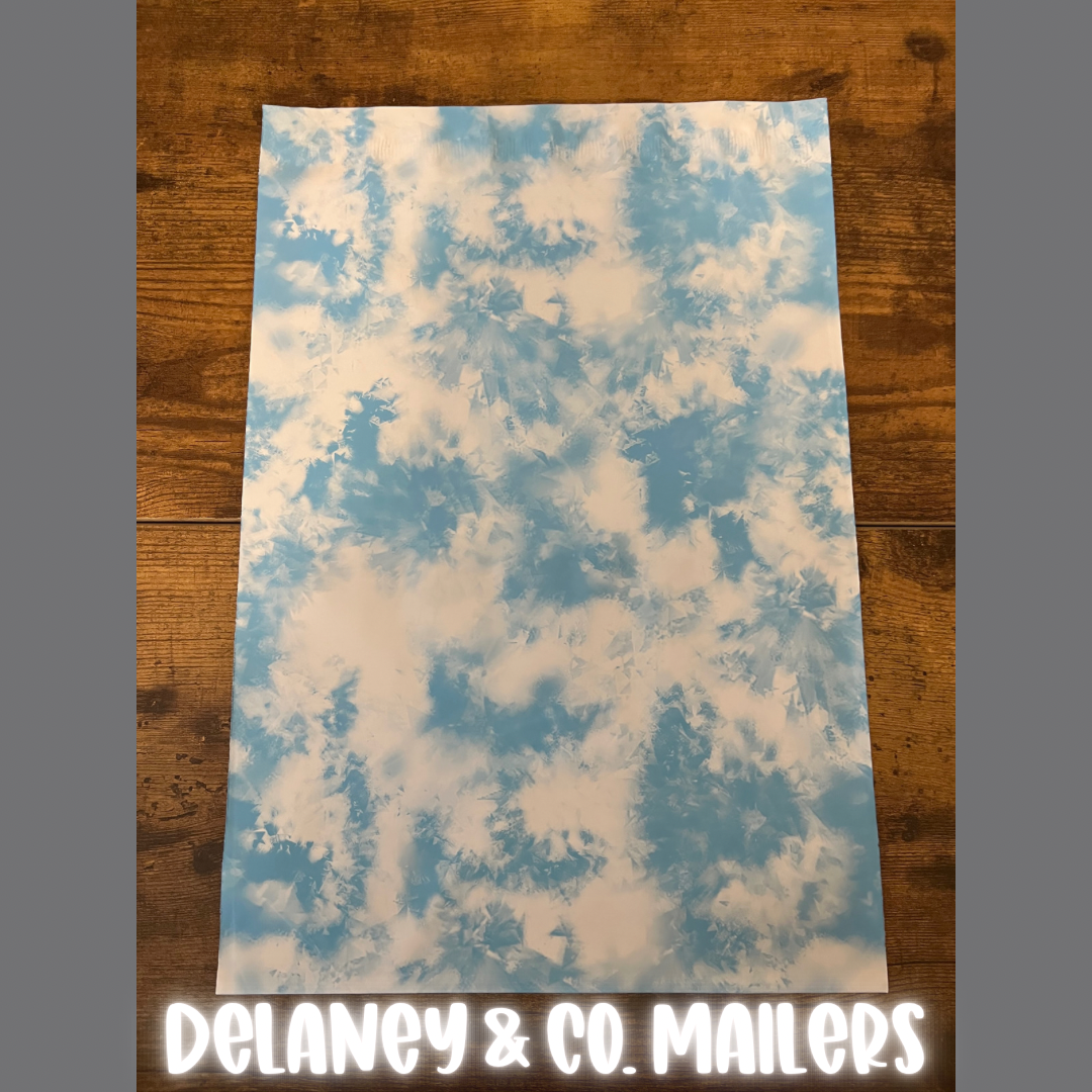 14x17 Cloud Tie Dye Polymailer [5]