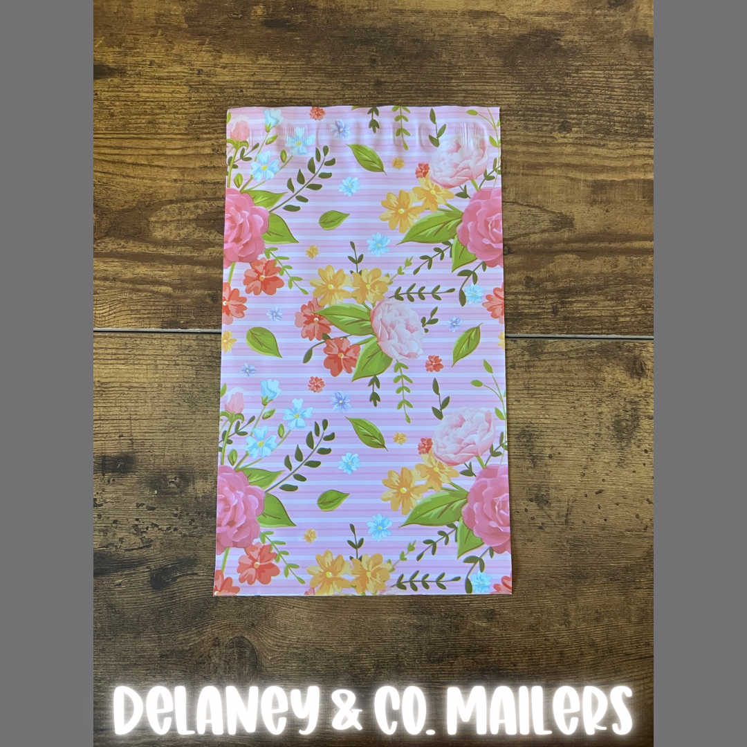 6x9 Floral Polymailer [10]