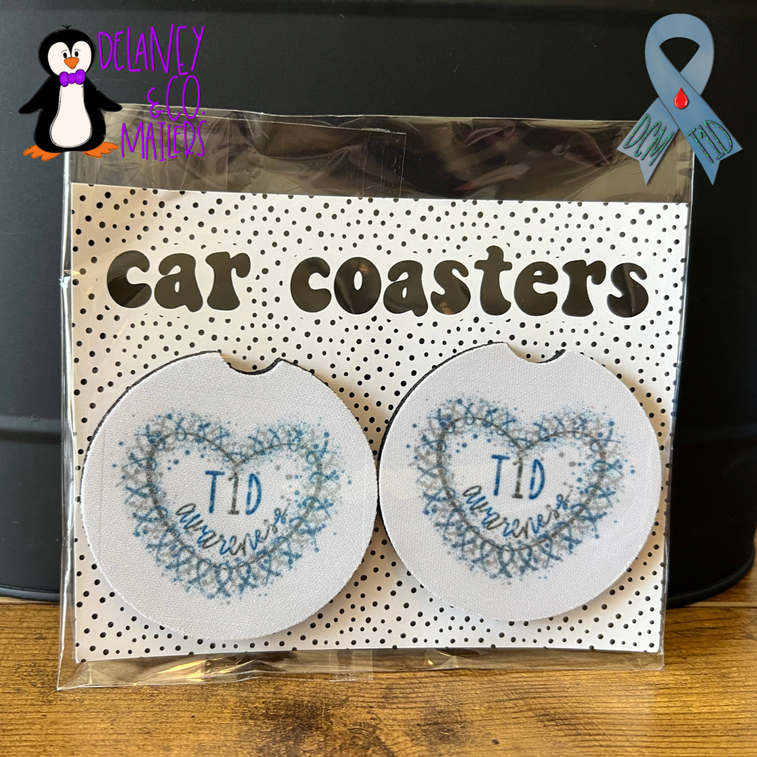 T1D Car Coasters