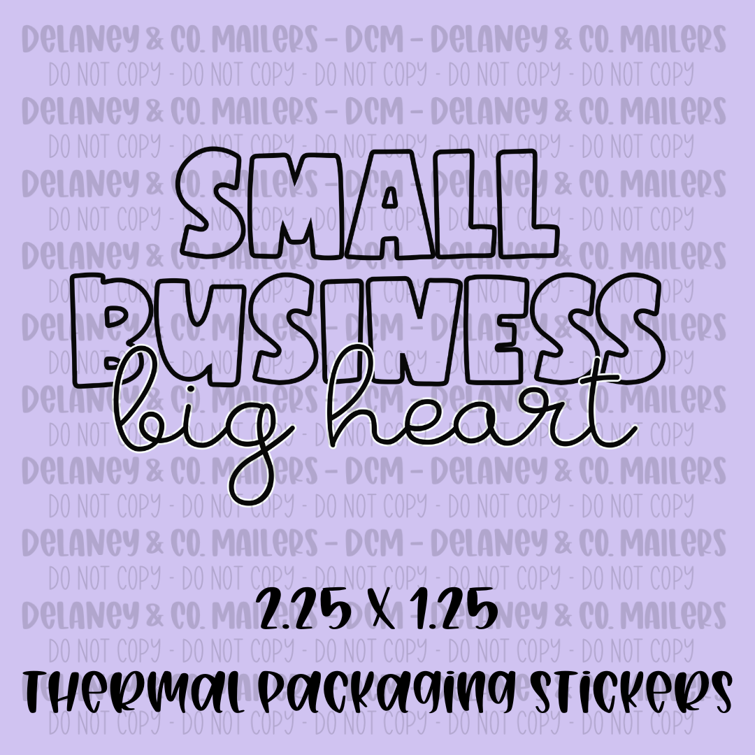 Assorted Themes - 2.25x1.25 Thermal Pkg. Stickers