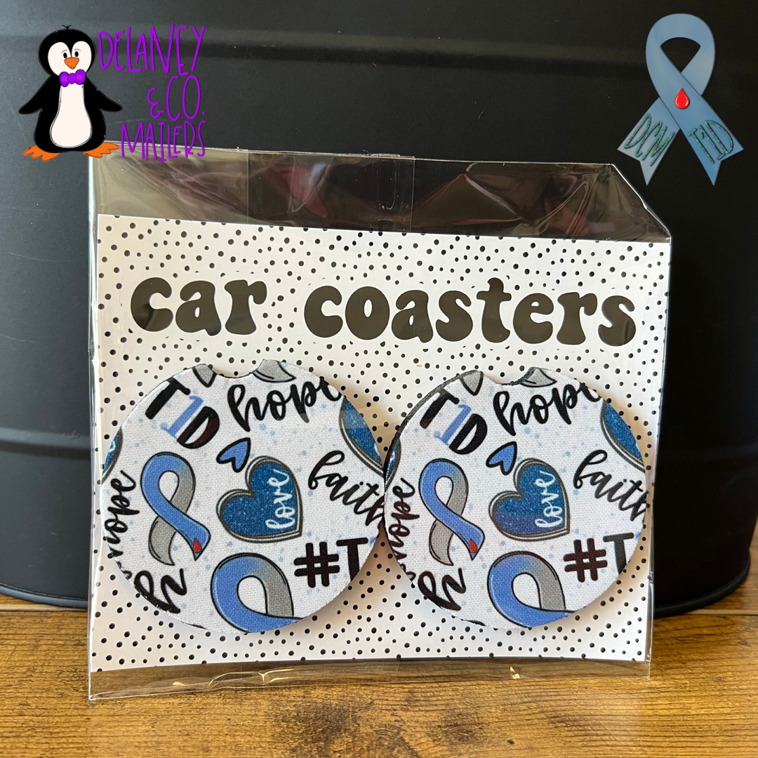 T1D Car Coasters