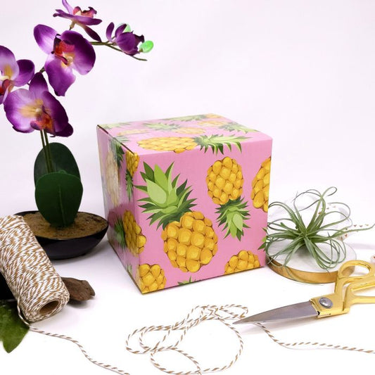 6x6x6 Pineapple Shipping Box